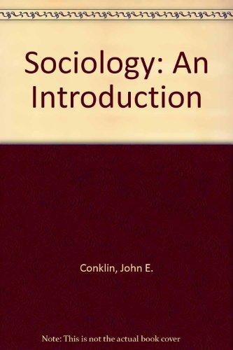 Book Sociology, an Introduction free