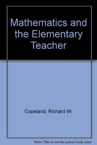 Book Mathematics and the Elementary Teacher free