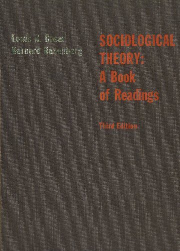 Book Sociological theory: A book of readings free