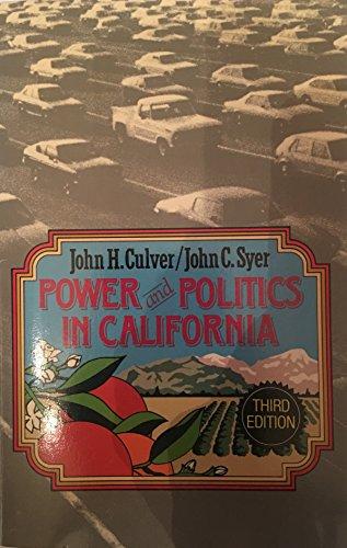 Book Power And Politics In California free