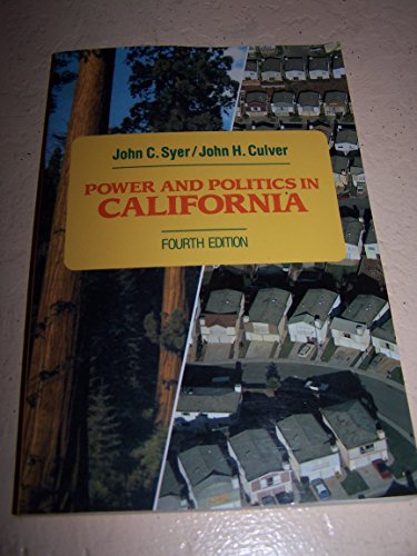 Book Power and Politics in California free