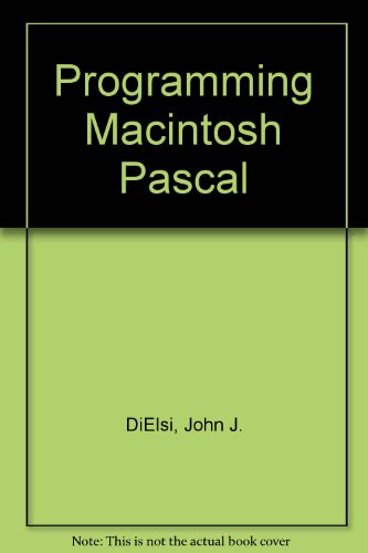 Book Programming Macintosh Pascal free