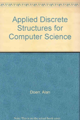 Book Applied Discrete Structures For Computer Science free