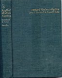 Book Applied Modern Algebra free