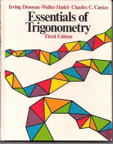 Book Essentials Of Trigonometry free