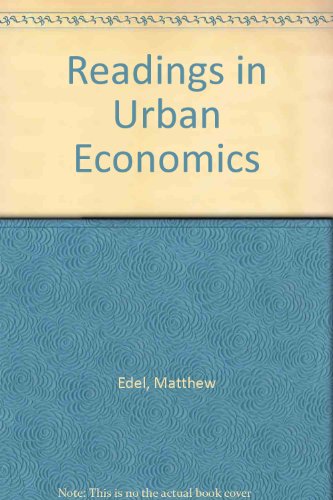 Book Readings in urban economics free