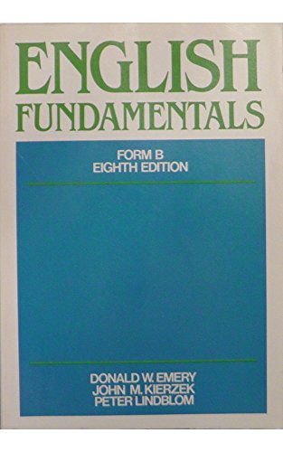 Book English Fundamentals, Form B free