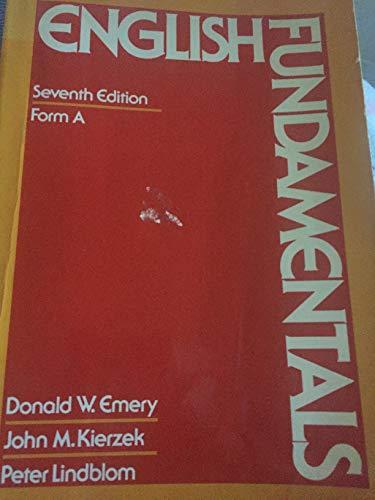 Book English Fundamentals, Form A free
