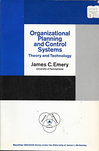 Book Organizational Planning and Control Systems: Theory and Technology free