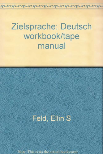 Book Zielsprache: Deutsch Workbook/tape Manual free