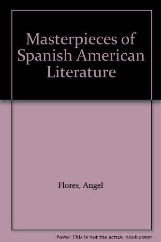 Book Masterpieces Of Spanish American Literature free