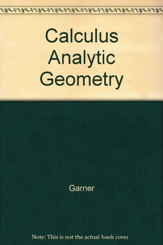 Book Calculus and Analytic Geometry free