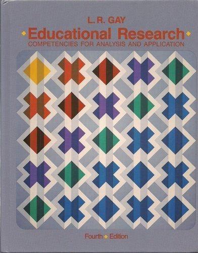 Book Educational Research: Competencies for Analysis and Application free
