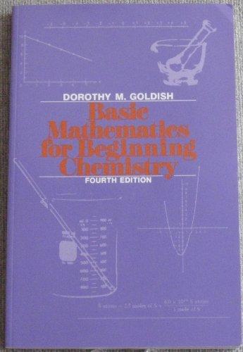 Book Basic Mathematics For Beginning Chemistry free