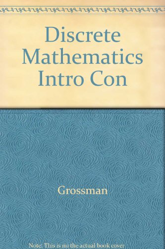 Book Discrete Mathematics Intro Con free