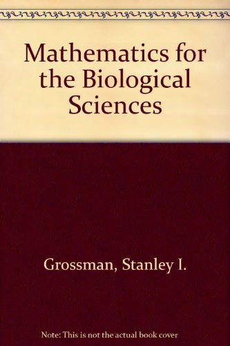 Book Mathematics for the biological sciences free