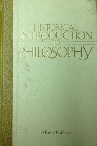 Book Historical Introduction to Philosophy free