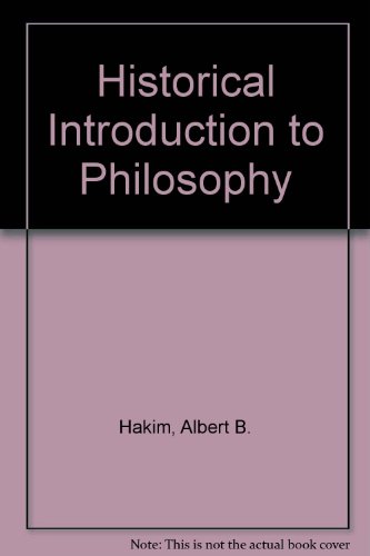 Book Historical Introduction to Philosophy free