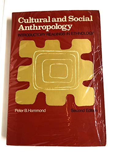 Book Cultural and social anthropology: Introductory readings in ethnology free