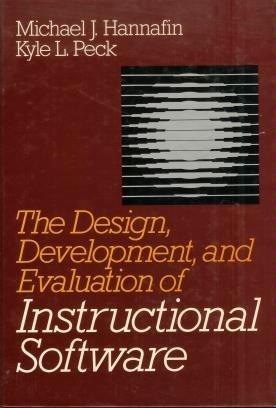 Book The Design Development and Evaluation of Instructional Software free