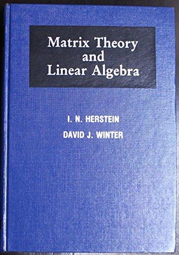 Book Matrix Theory and Linear Algebra free