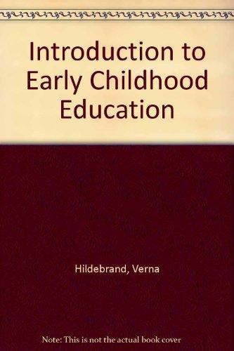 Book Introduction to Early Childhood Education free