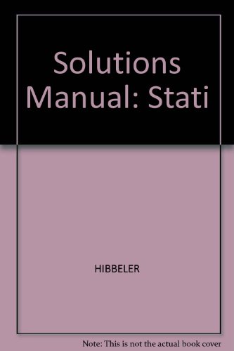 Book Solutions Manual Engineering Mechanics: Statics free