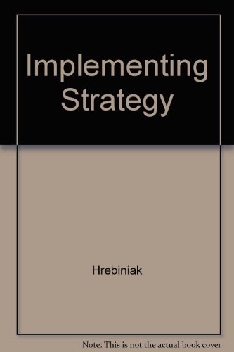 Book Implementing Strategy free