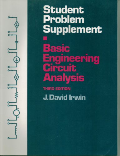 Book Basic Engineering Circuit Analysis (student Problem Supplement) free