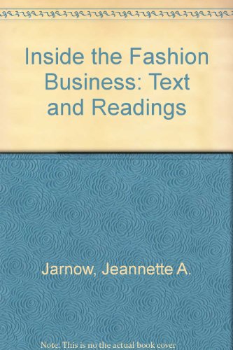 Book Inside the Fashion Business: Text and Readings free