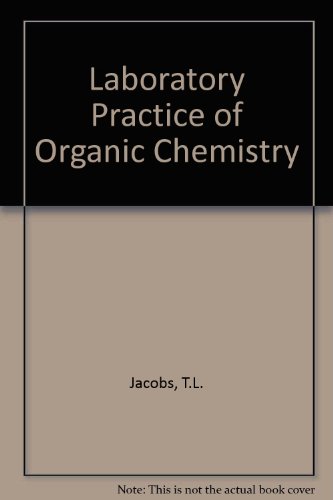 Book Laboratory Practice Of Organic Chemistry free
