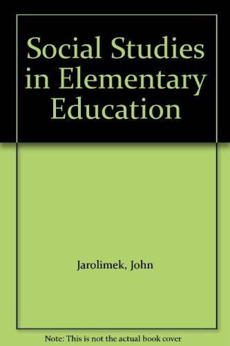 Book Social Studies in Elementary Education free