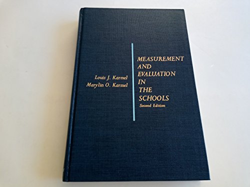 Book Measurement and Evaluation in the Schools free