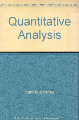 Book Quantitative analysis free