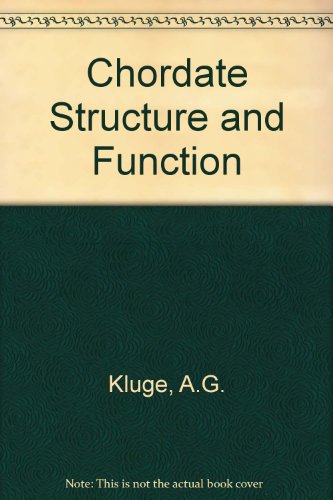 Book Chordate Structure and Function free