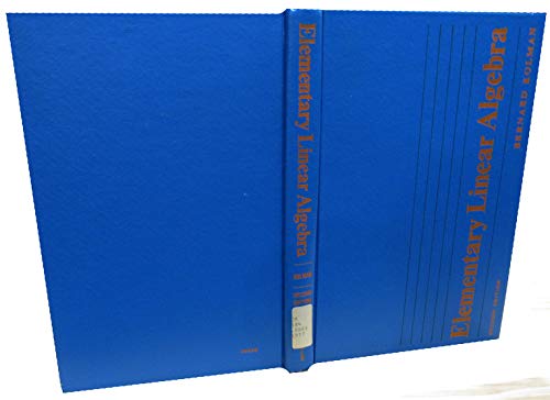 Book Elementary linear algebra free