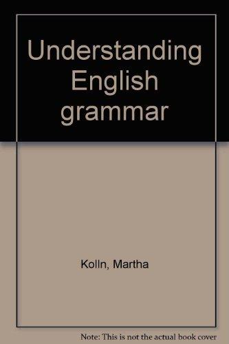 Book Understanding English grammar free