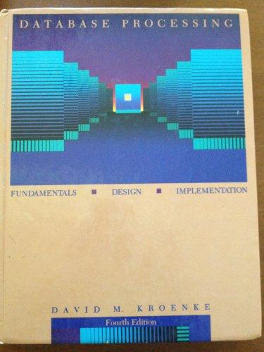 Book Database processing: Fundamentals, design, implementation free