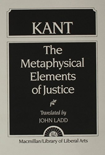 Book Kant: The Metaphysical Elements of Justice free