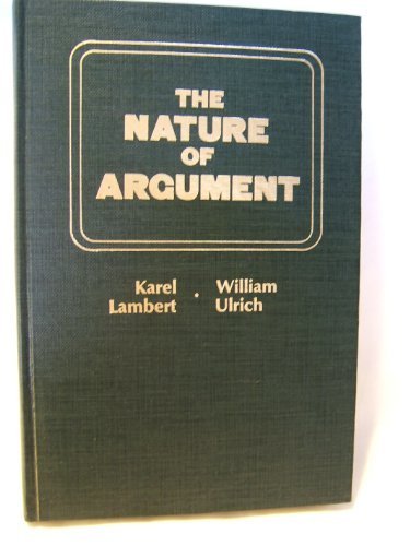 Book The nature of argument free