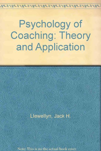Book Psychology Of Coaching: Theory And Application free