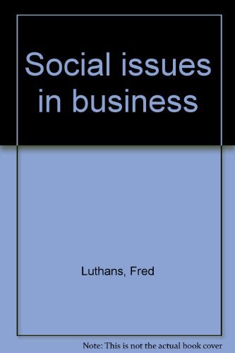 Book Social Issues In Business free
