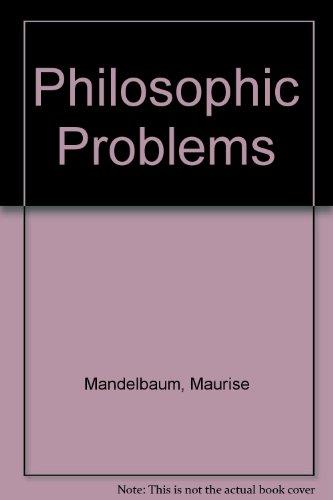 Book Philosophic Problems: An Introductory Book of Readings free