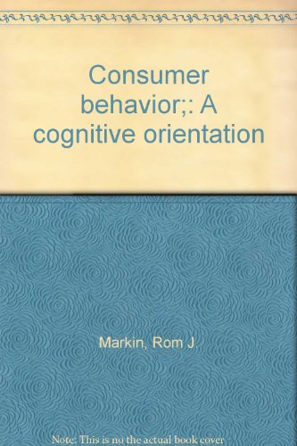 Book Consumer behavior;: A cognitive orientation free Book Consumer behavior;: A cognitive orientation free