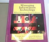 Book Managing Information Technology: What Managers Need to Know free