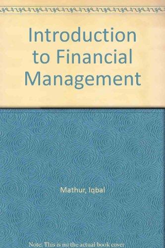 Book Introduction to Financial Management free