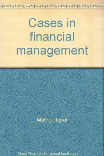 Book Cases in financial management free