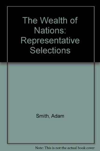 Book The Wealth Of Nations: Representative Selections free