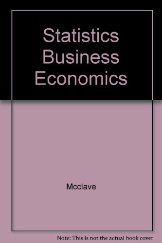 Book Statistics For Business And Economics/student's Solutions Manual Pkg. free