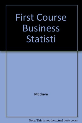 Book A First Course In Business Statistics free